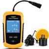Lixada Ecoscandaglio da Pesca, Cercatore di Pesci da Pesca100M/328ft Portatile del Sonar LCD Wired Finder Ecoscandagli Cercatori dei Pesci Allarme