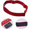 Generic Fascia Toracica Cardiofrequenzimetro, Cinturino Sostitutivo Regolabile in | Tessuto in Spandex Morbido, Trasmettitore Bluetooth Universale Compatibile, Distanza Centrale 5mm, Distanza Fori 45mm,