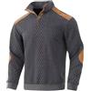 Prhicd Felpa da Uomo Senza Cappuccio Maglia Manica Lunga Elegante Mezze Stagioni | Autunno Inverno Maglia Manica Lunga con Cerniera Elegante Taglie Forti Giacca Sweatshirt Felpe da Lavoro Top Casual Comoda