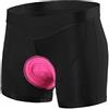 Lixada Pantaloncini Intimo Ciclismo da Donna Bici 3D Traspirante Gel Imbottito per MTB a Lunga Distanza