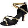 Eauptffy Scarpe da ballo da donna con tacco alto, con cinturino, scarpe eleganti per salsa, sala da ballo, cocktail party, eleganti sandali estivi, sandali romani