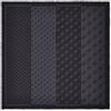 GUESS sciarpa Lindsey Jacquard Kefiah 120X120 Coal Logo grigio scuro