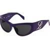 Blumarine Occhiali da Sole SBM840 Viola pieno 60/18/130 Donna