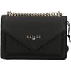 GAÀLLE Gaelle Paris Mini Borsa a Tracolla con Catena, Nero, Similpelle, 19x11x3 cm, Stile Casual Elegante