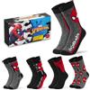 Get Trend Marvel Spiderman | Star Wars | Lord of the Rings | Calzini Uomo | 5 Paia Calzini Cotone Elasticizzato, Design Assortiti, Morbidi e Traspiranti, Idee Regalo per Adulti e Ragazzo