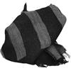 Alviero Martini 1A Classe Sciarpa, 40 x 180 cm, Nero, 50% Acrilico 38% Modal 8% Lana 4% Alpaca