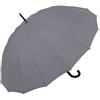 iX-brella Ombrello lungo, di alta qualità, 16 pezzi, con sistema automatico resistente alle tempeste