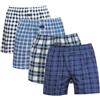 Merking Boxer Uomo Cotone Biologico 100% Fantasia Tessuto Mutande a Pantaloncino Intimo Comodi Leggeri e Traspiranti Confezione da 3/4/5
