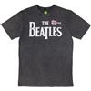Rock Off officially licensed products The Beatles Guitar And Drop T Logo Limited Edition 999 Only Premium Wash T