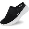 Generico Ciabatte Ortopediche Donna Estive Slip On Leggere Pantofole Antiscivolo Chiuse Scarpe con Plantare Estraibile Morbido Traspiranti Sneakers Ciabatte Donna Estive Comode