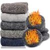 Hocerlu Calze Termiche Donna, 5 Paia Calzini Caldi Invernali, Taglia 35-42 | Calzettoni Termici Spugna Morbidi Comodi, Per Passeggiate Escursioni Lavoro Regali