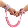 Sumneo Guinzaglio di sicurezza per bambini con cinturino da polso, cinghia regolabile anti-ost, per neonati e bambini, imbracatura da corsa per gemelli, infrangibile e confortevole, blu (rosa)