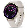 Garmin Venu 3S, 41mm, Smartwatch GPS, Ivory | Smartwatch AMOLED 1,2, Microfono e Speaker, Musica, GarminPay, +30 App sport, GPS, Cardio, SpO2, Autonomia 10 giorni