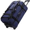 Boniffyy 80L Zaino con Ruote Trolley Valigia Bagaglio a mano Borsone con Ruote da Viaggio Grande Impermeabile Borsa Sportiva Borsoni Palestra Borsoni da Viaggio Wheeled Travel Bag Suitcase (Blu)