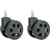 Generico Ruote Trolley Ricambio, Ruote per Valigia Universali Silenziose per Valigie e Bagagli, Scorrevoli Resistenti, Ideali per Viaggi Carrelli(Black)