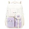 Generico Zaino Da Bambina, Zaino Scolastico Per Ragazze; Include Un Portamonete; Grazioso E Capiente; Una Borsa Casual Adatta Ad Alunne Delle Scuole Elementari E Medie (Viola)