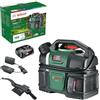 Bosch Idropulitrice a batteria portatile Fontus 18V-6 per bici | serbatoio dell'acqua da 6 L, 8 impostazioni di pressione, vano per tubo e pistola, con 1 batteria da 2,0 Ah 18V, caricatore