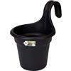 Elho Green Basics Easy Hanger Small Fioriera da Balcone - Living Black | L 18 x P 26.5 x A 25.5 cm | Adatto per uso esterno