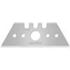 MARTOR 10x Lama Cutter Trapezio 18,8 mm, 2 usi, Acciaio, Doppio Taglio | Lama di ricambio cutter, acciaio, doppio taglio, doppio lato, in dispenser, per coltelli sicurezza, logistica. No. 54065.70