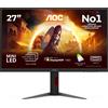 AOC G4 U27G4XM Monitor PC 68,6 cm (27") 3840 x 2160 Pixel 4K Ultra HD LED Nero, Rosso [U27G4XM]