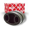 febi bilstein 17426 supporto gomma, di scarico, 1 unità | Compatibile con: OPEL CORSA B, CORSA B Kasten/Schrägheck, TIGRA