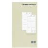 NOTABENE Ricambio Agenda Anelli Datato 2027 Settimanale Orizzontale 17x9,5 Executive,Personal Greenwitch AES10