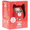 Colourbook Happy Box Natale Cancelleria 8 Pezzi per Bambini, Rosso | Cancellotte cancellabili, Astuccio portachiavi coordinato, Mini forbici sicure, Gadget sorpresa, Gommina