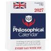 Il Calendario Filosofico The Philosophical Calendar 2027 Mignon, Ricambio Formato A8 5,2x7,2cm | Il Calendario Filosofico in Inglese, Il Primo e L'Originale Calendario da Tavolo con 365 Giorni di Frasi Filosofiche