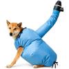 PEIHUODAN Sacca Asciugatura Cane, Borsa Asciuga Cane Mani Libere con Fodera Interna Riflettente, Tubo Aria, Coulisse Regolabile, Sacca Toelettatura Bagno S-XL (Blu,XL)