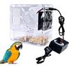 Generico Macchina Soffiatrice per Gusci di Mangime per Uccelli | Smontabile con Rimozione Elettrica dei Gusci,Macchina Decorticatrice e Pulitrice per Mangime per Uccelli,per Amazzoni Calopsitte Cocorite Pappag