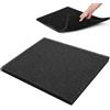 Svalor Spugna per filtro acquario, schiuma nera, 50 x 50 x 2 cm, 30 PPI | Spugna filo interdentale filtrante, per acquari e stagni, accessorio di filtrazione, filtrazione biologica, durevole