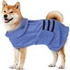 Nobleza Accappatoio per Cani in Microfibra con Velcro, Super Assorbente e Ad Asciugatura Rapida, Accappatoio per Cani e Gatti, Cinque Taglie, Morbido Asciugamano per Cani (M)(1)