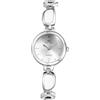 OIDEA Orologio da polso da donna elegante e sottile: orologio da donna smaltato bianco, piccolo cinturino a maglie in acciaio inox, orologio alla moda, orologio da ragazza, al quarzo, analogico