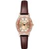 Gosasa Elegante orologio da donna vintage | Cinturino in acciaio inox, quadrante piccolo minimalista, vetro minerale, resistente all'acqua fino a 30 m