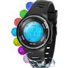DTKID Orologio Digitale Bambini, LED 7 Colori, Sveglia, Timer, Impermeabile