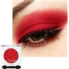 DE'LANCI ombretto occhi rosso vampiro opaco estremo, tavolozza di ombretti singoli, formula 24h ultra-pigmentata & resistente, trucco gotico/stregato, Halloween, vegano #05