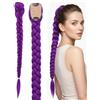 YWAYNU Extension Treccine 67 cm Viola, Fibra Sintetica Pre-Stirata per Capelli Africani, Treccia Soffice e Facile da Intrecciare, Risultato Naturale e Duraturo, Ideale per Styling e Cosplay