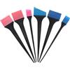 JHKNNK Spazzola per Colorazione Chioma in Silicone Nero, Riutilizzabile | Tintura e Mèches, Facile da Pulire, Robusta, Forme Diverse e Misure Multiple Stile Casuale