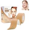 Grgowe Facial Myofascial Lift Tape,Face Lift Tape Face Toning Belts Anti Wrinkle Patches,Traspirante,non fa Sudare,Aiuta a mantenere la Forma Della Pelle,Elasticità Stabile,non si Deforma Facilmente-2.5CM*5M