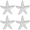 SUPERFINDINGS 4 Pin Stella di Mare Pin di risvolto animale marino oceano spilla risvolto stella marina carino elegante in lega decorativa per le donne matrimonio festa spiaggia vestito vestiti vestiti