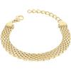 AMOR - Bracciale da Donna in Acciaio inox - Placcato Oro/Dorato - AMR-B0004