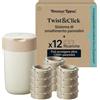 Tommee Tippee Twist & Click Set Mangiapannolini + 12 10.5m Ricariche