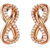 SWAROVSKI ORECCHINI HYPERBOLA, ROSA 5684085