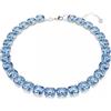 SWAROVSKI COLLANA MILLENIA GIROCOLLO, AZZURRO E RODIO 5760058
