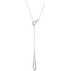 SWAROVSKI COLLANA PENDENTE Y, CLASSICA ARGENTO