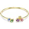 SWAROVSKI BRACCIALE IMBER RIGIDO, FINITURE ORO 18 K S - 15.7 cm