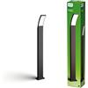 PHILIPS Splay Lampione da Giardino, 800 lm, 2700 K, PowerShield, IP44 Resistente alle Intemperie, Durevole, Alluminio, Lunga Durata, LED Integrato, Grigio Antracite