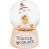 Sheepworld Sfera da sogno con motivo incantesimo invernale, in vetro, altezza 6,5 cm, in poliresina, motivo stampato, regalo per Natale, Capodanno, calendario dell'Avvento, 51226