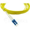 BlueOptics Cavo patch in fibra ottica duplex BlueOptics©, LC-UPC/ST-PC blu, 1 metro, monomodale E9/125µm, G.657.A1, OS2, attenuazione in ingresso: meno di 0,2dB, fibra di marca, LSZH giallo, tubo da 2,0 mm, ghiera in Vetroceramica, incl