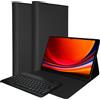 Accezz tastiera QWERTY Bluetooth flip cover per Samsung Galaxy Tab S9 Ultra da 14,6 pollici - Nero